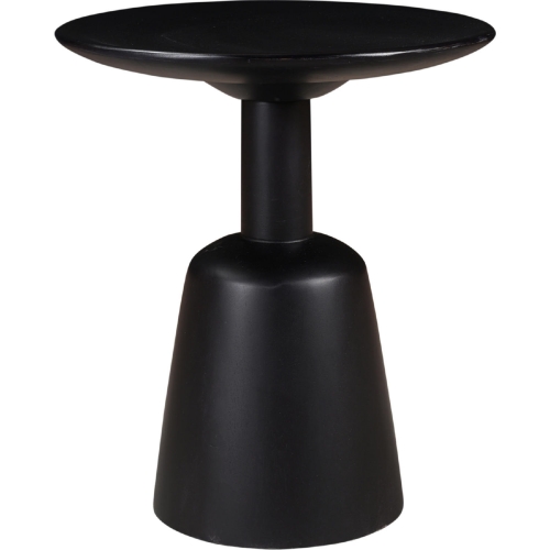 Nels End Table in Charcoal Black Mango Wood