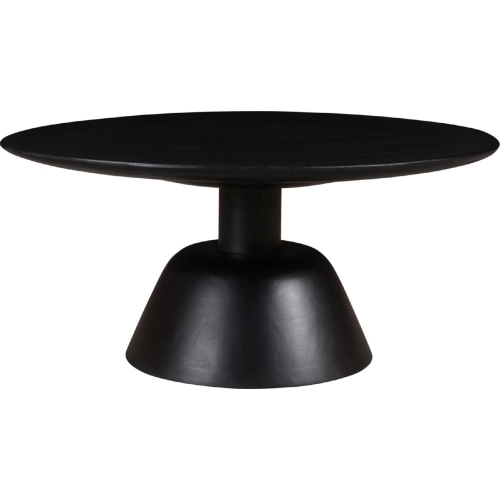 Nels Coffee Table in Charcoal Black Mango Wood