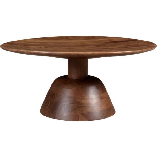 Nels Coffee Table in Dark Brown Acacia Wood