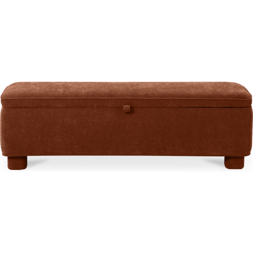 Ichigo Storage Bench Deep Orange Fabric