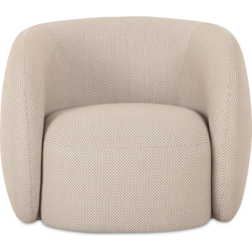 Rae Outdoor Accent Chair in Beige Check Fabric