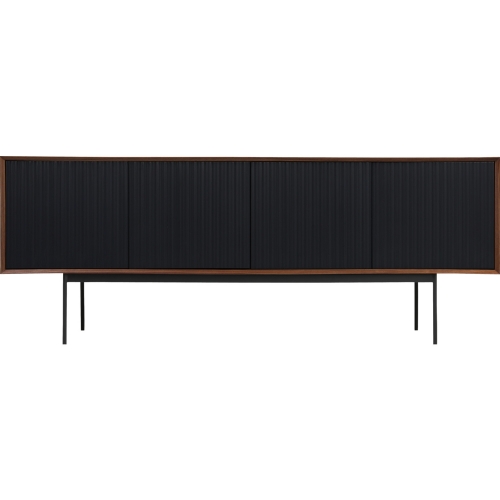 Araya Sideboard in Walnut & Grey Metal