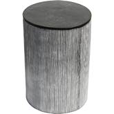 Althea End Table in Black Patina Aluminum