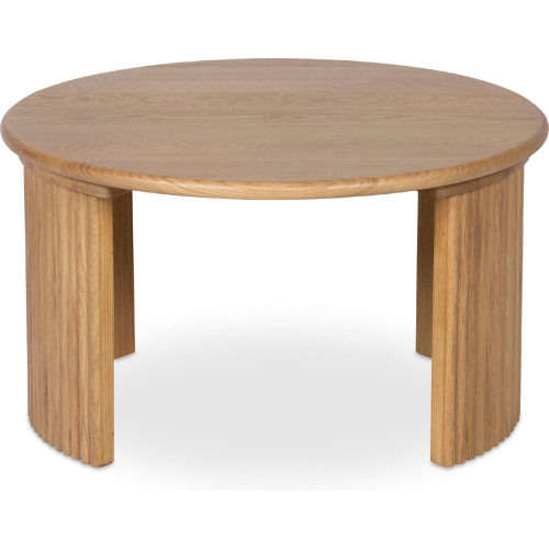 Penny 24" Coffee Table in Natural Finish Wood