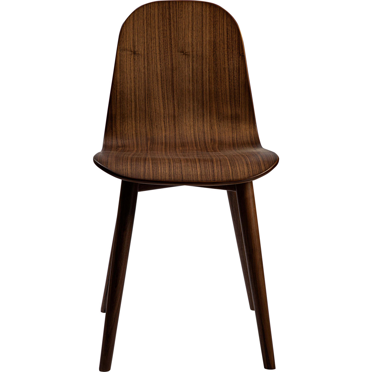 Moe s QW 1001 03 Lissi Dining Chair in Walnut Veneer