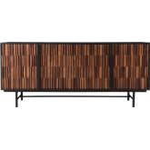 Jackson Sideboard in Wood & Black Iron