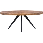 Parq 72" Oval Dining Table in Acacia Wood