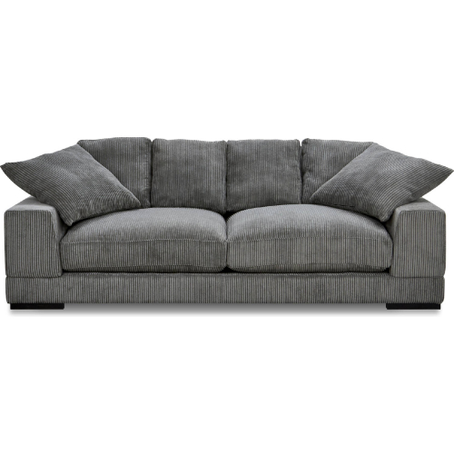 Plunge Sofa in Charcoal Grey Fabric