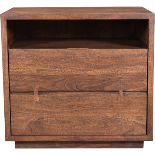 Madagasikara Nightstand in Solid Acacia Wood