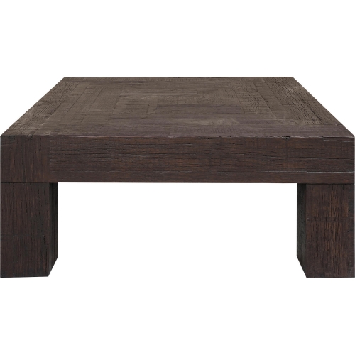 Evander Coffee Table in Rustic Brown Reclaimed Oak