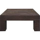 Evander Coffee Table in Rustic Brown Reclaimed Oak