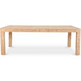 Evander 86" Dining Table in Natural Finish Reclaimed Oak