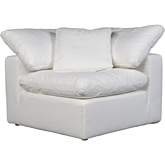 Terra Corner Chair in White Fabric