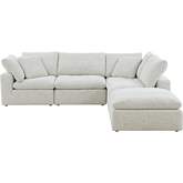 Terra Dream Modular Sectional Sofa in Sand Performance Fabric