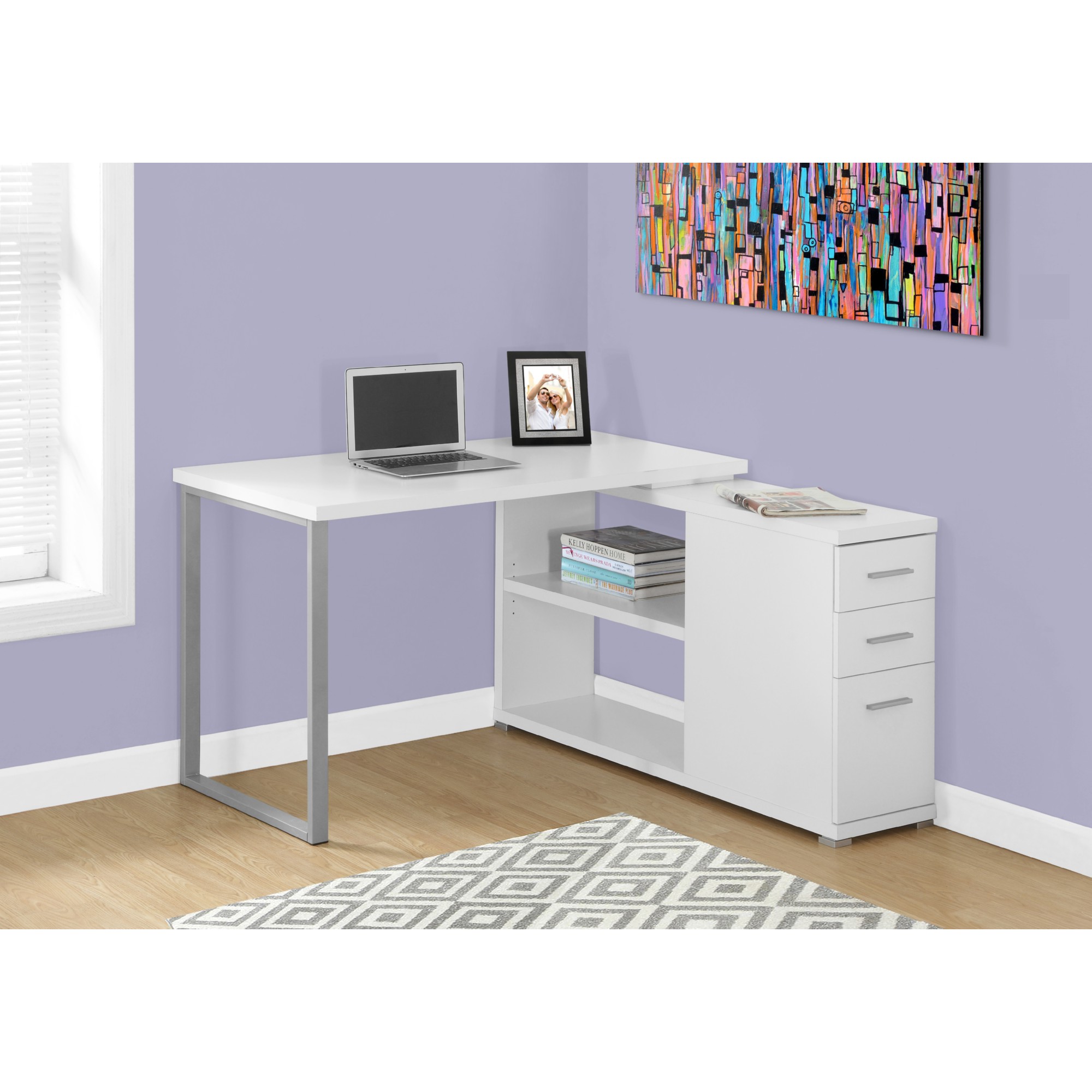 Monarch specialties 2024 desk white