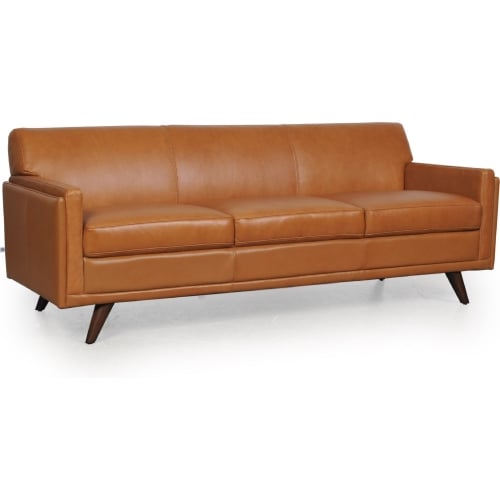 Milo Sofa in Tan Leather