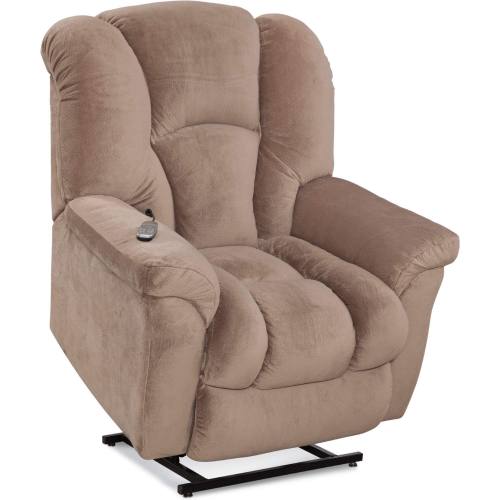 Quincy Power Lift Chair in Almond Brown Fabric