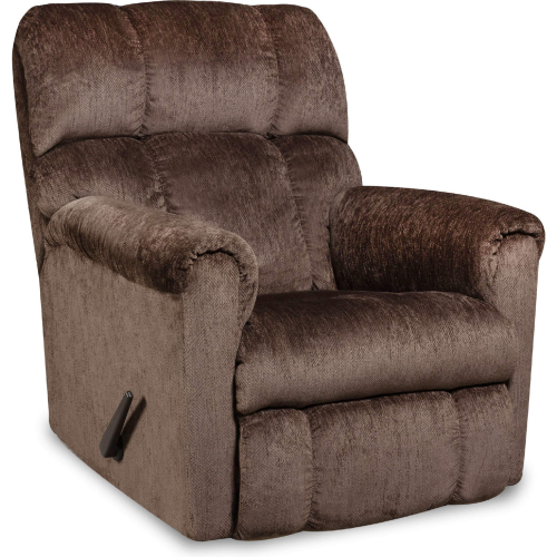 Memphis Manual Rocker Recliner in Godiva Brown Fabric