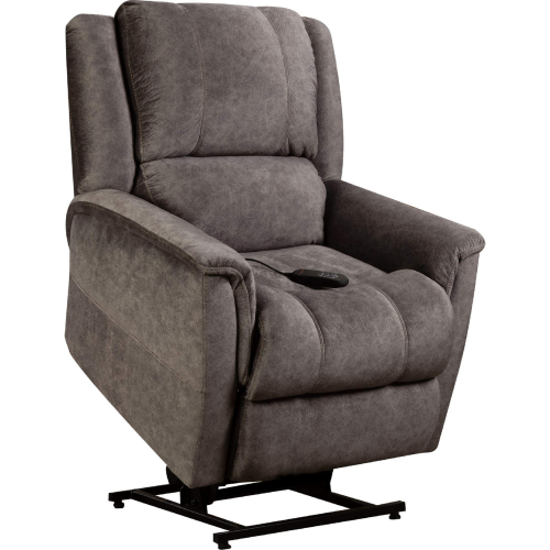 Robin Lift Chair in Gunmetal Grey Leatherette