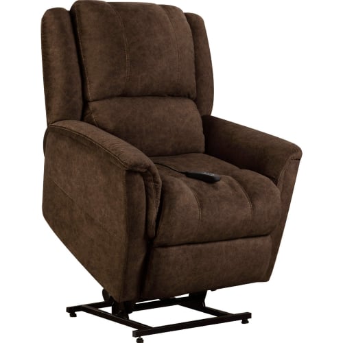 Robin Lift Chair in Carob Brown Leatherette