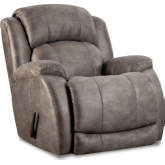 Forrest Manual Rocker Recliner in Grey Grey Leatherette