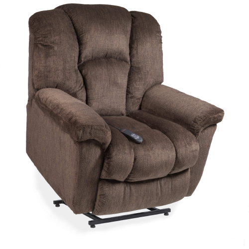 Halston Lift Chair in Fudge Brown Fabric