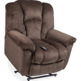 Halston Lift Chair in Fudge Brown Fabric