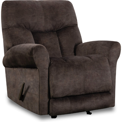 Garner Manual Rocker Recliner in Godiva Brown Fabric