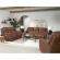 Contender Triple Power Zero Gravity Recline Sofa in Brown Top Grain Leather
