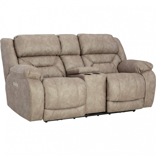 Oakley Zero Gravity Power Loveseat in Fog Tan Leatherette