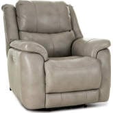 Idris Zero Gravity Power Wall Saver Recliner in Mushroom Tan Top Grain Leather