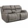 Charleston Triple Power Recline Zero Gravity Loveseat in Grey Leatherette