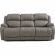 Charleston Triple Power Recline Zero Gravity Sofa in Grey Leatherette