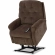 Dori Zero Gravity Power Lift Chair in Tufted Brazil Brown Fabric