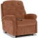Dori Zero Gravity Power Lift Chair in Tufted Copper Orange Fabric