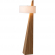 Obelisk 63" Floor Lamp in Natural Ash Wood Finish & White Linen