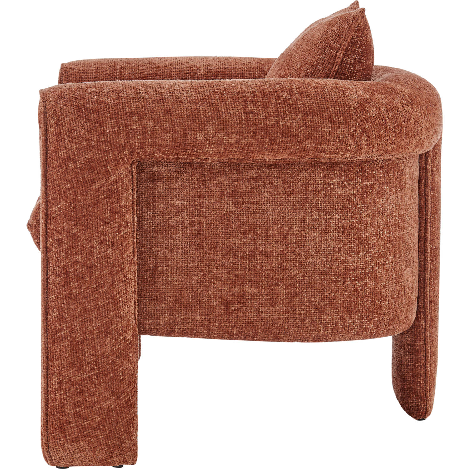 NPD 1250066-634 Heidi Accent Arm Chair in Grenada Terracotta Fabric