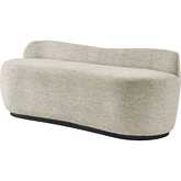 Mandy Bench in Pasadena Beige Fabric