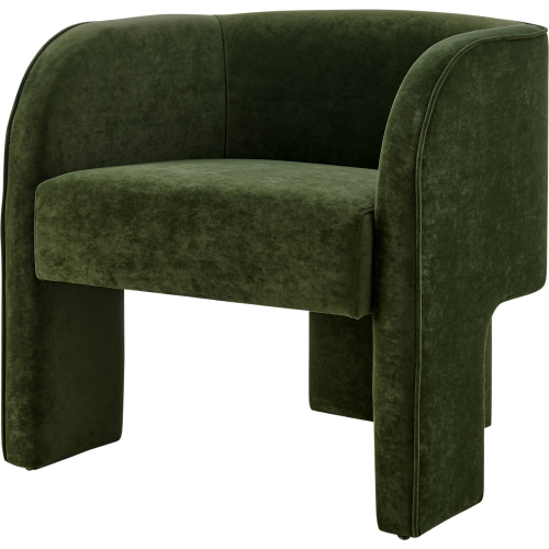 Matteo Accent Arm Chair in Green Velvet