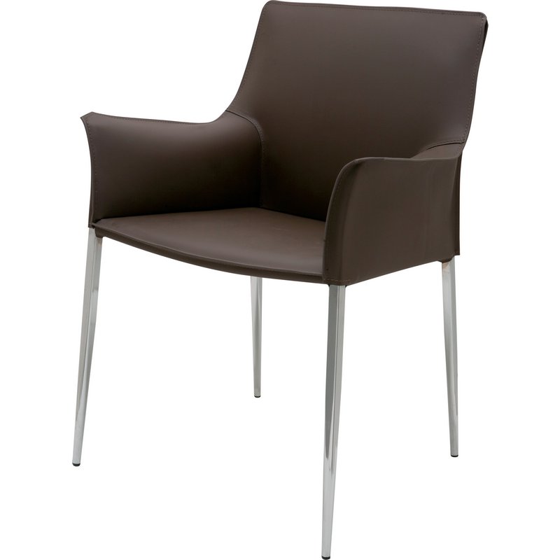 mink dining chairs with chrome legs