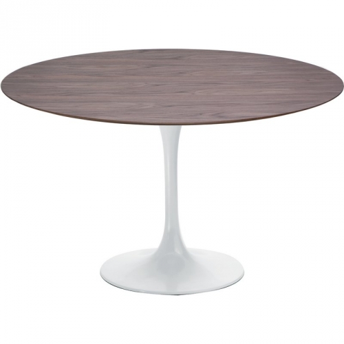 Cal Round 48" Dining Table American in Walnut