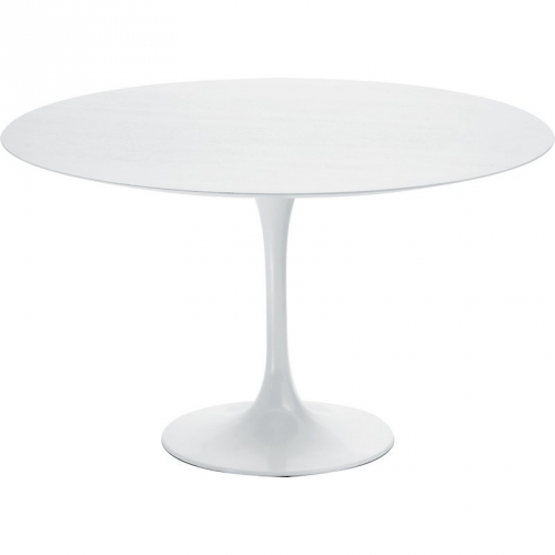 Cal Round 48" Dining Table in White