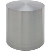 Piston Side Table in Stainless Steel