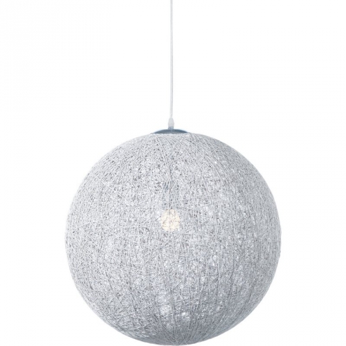 Molded String 20" Pendant Light in White