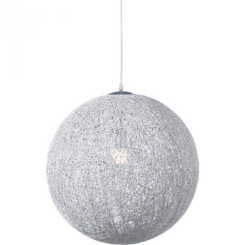 Molded String 30" Pendant Light in White