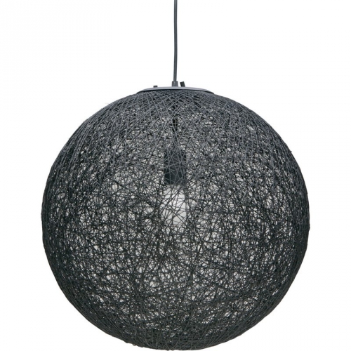 Molded String 24" Pendant Light in Black