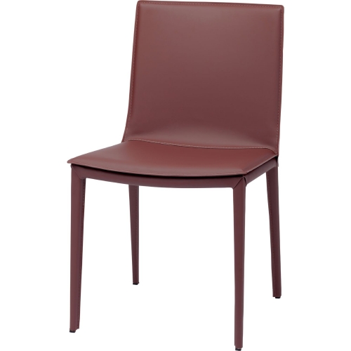 Palma Dining Chair in Bordeaux Leather