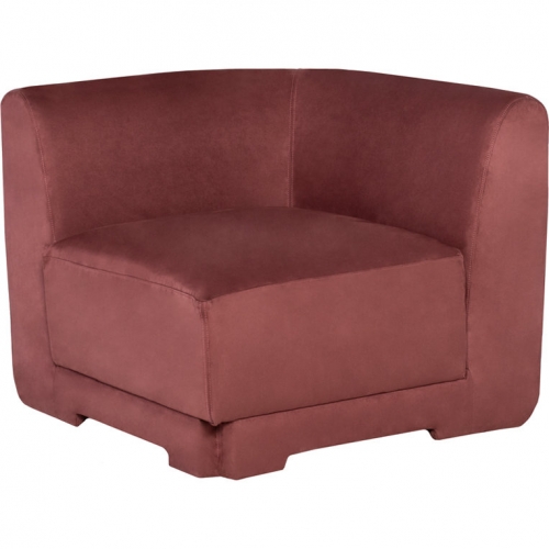 Seraphina Modular Sectional Sofa Corner in Chianti Microsuede