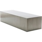 Athens Coffee Table in Stainless Steel