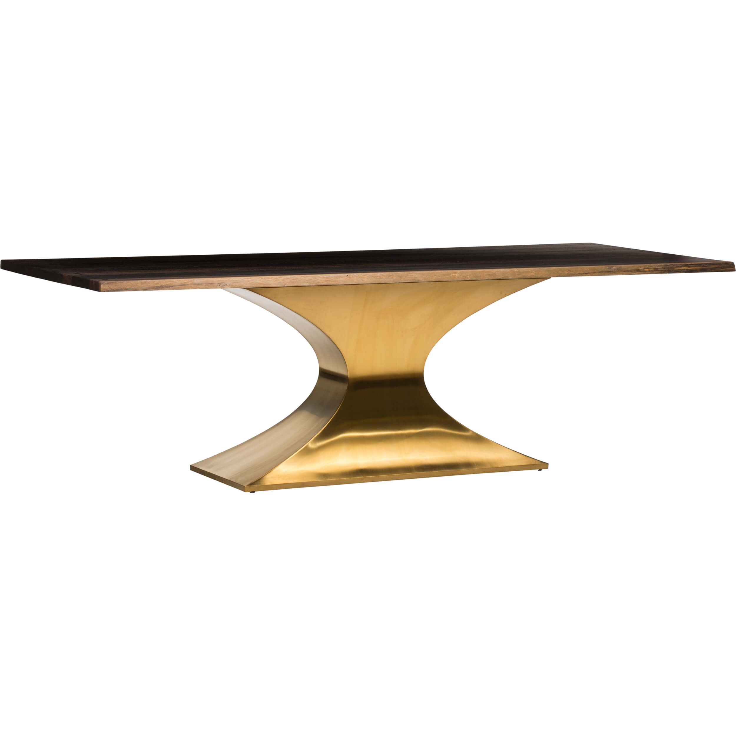 gold pedestal table base